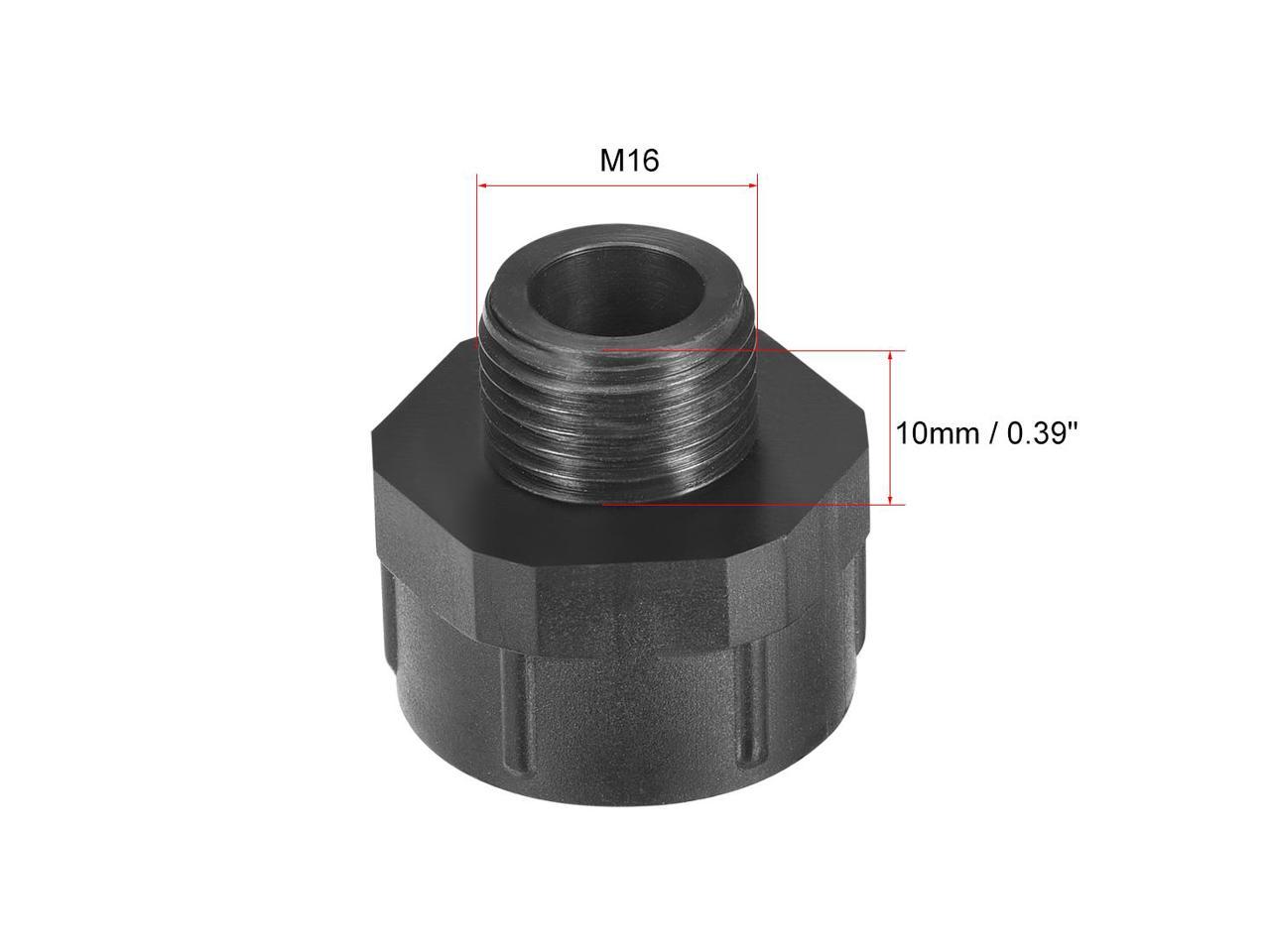 Threaded Bushings Nylon Connector Adaptor M16 Outer Thread To M20 Inner Thread Black Neweggca 1174