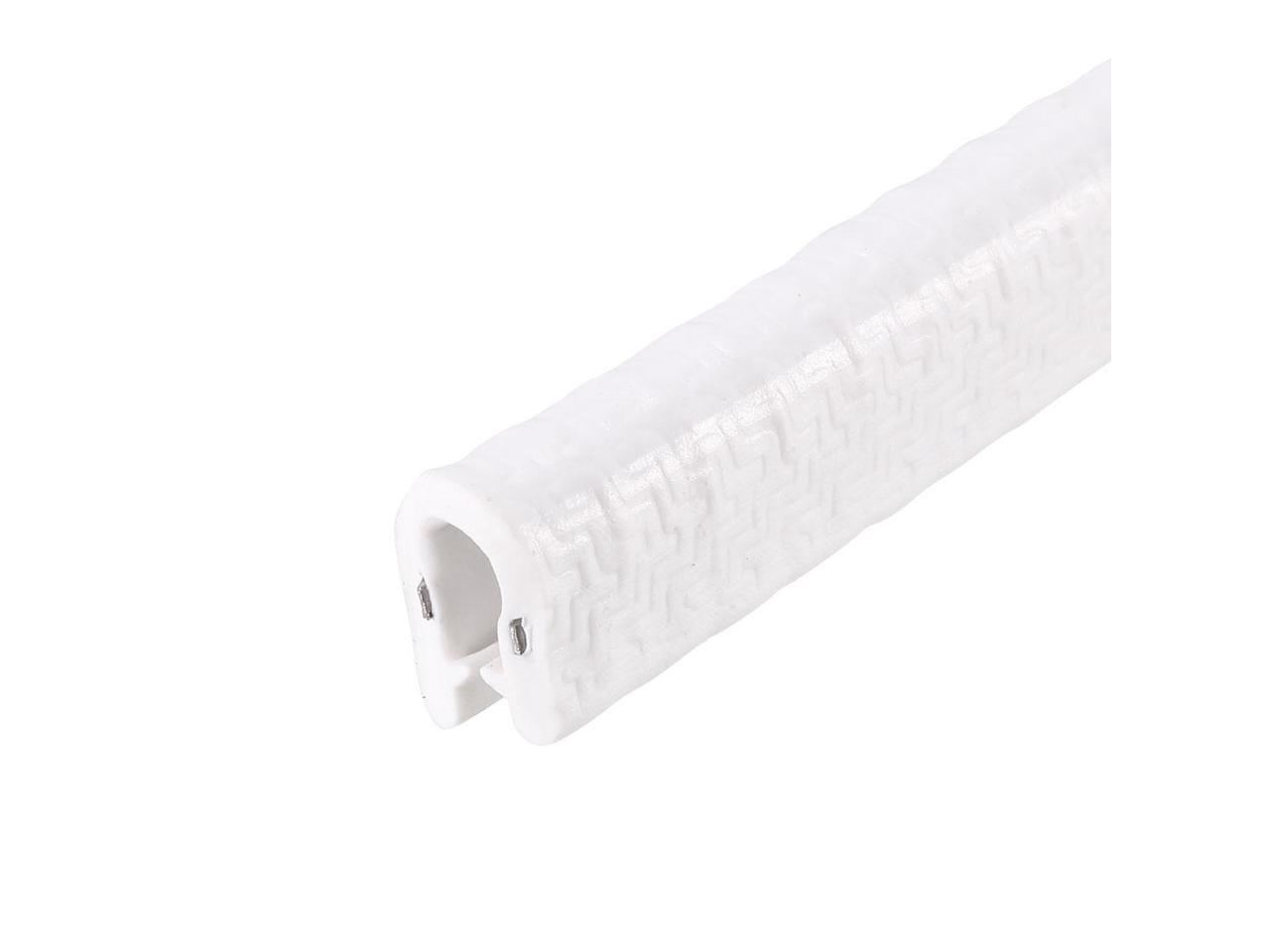 Edge Trim U Seal White PVC Plastic U Channel Edge Protector Fits 1/32