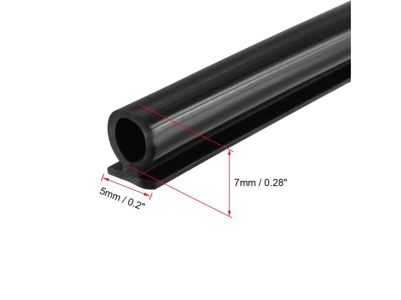 TSlot Mount Window Weatherstrip Seal 7mm Bulb Bubble for 5mm Slot 5