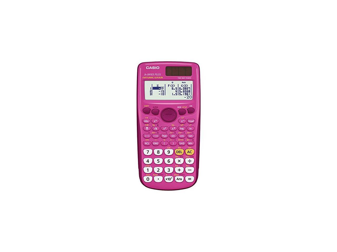 casio basic calculator pink
