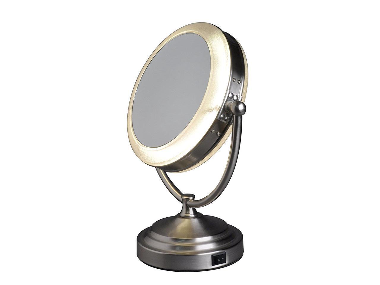 Rialto Daylight Magnifying Mirror Brushed Nickel