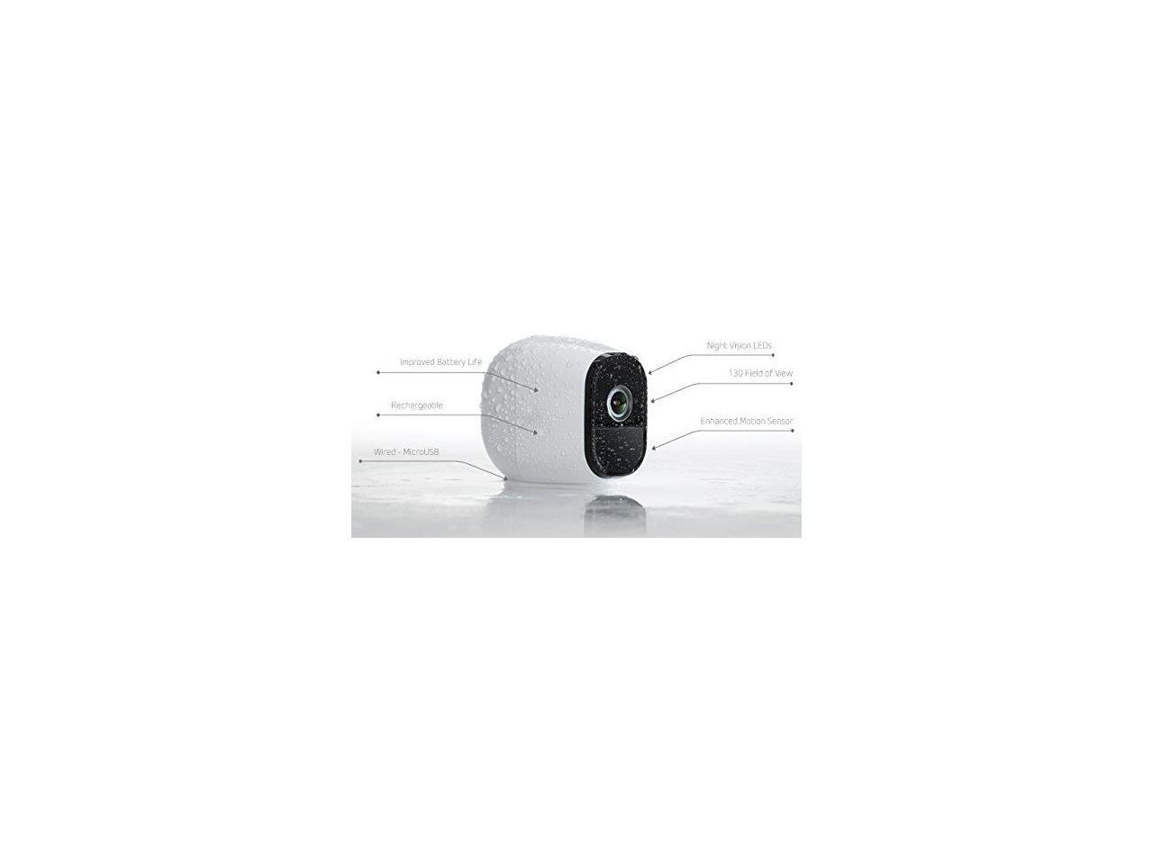 Arlo FlexPower ONVIF Compliant Security Camera Rechargeable Battery