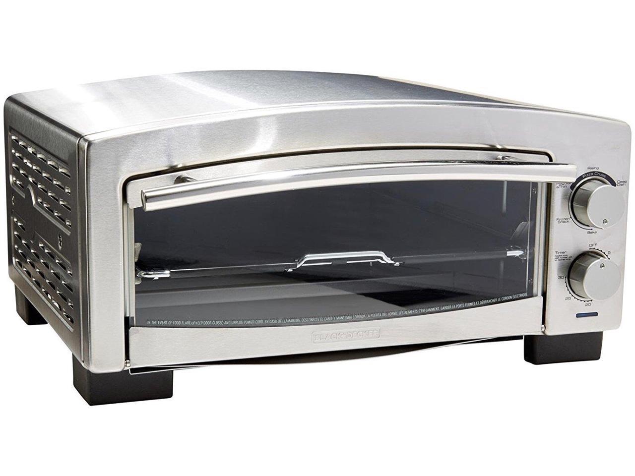 Black & Decker P300S Silver Pizza Oven