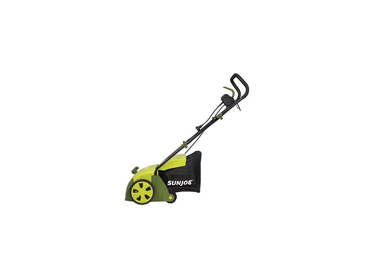 Sun Joe AJ801E Electric Lawn Dethatcher w/ Collection Bag 13 inch
