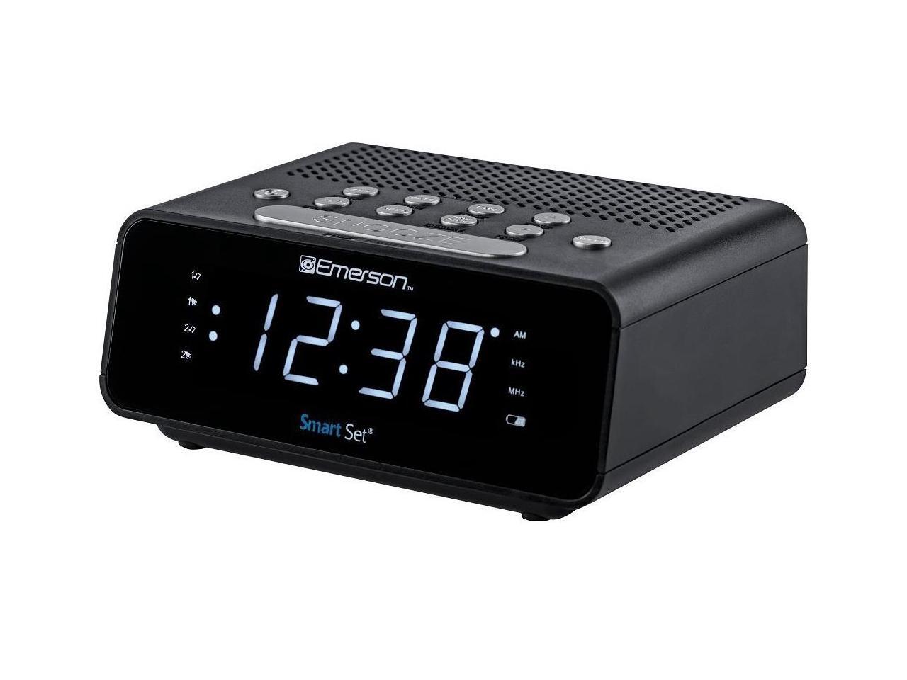 Emerson SmartSet ER100101 Desktop Clock Radio AM, FM
