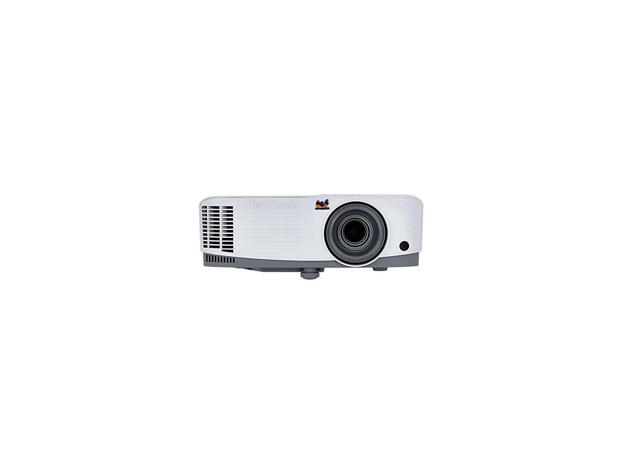 White ViewSonic PG603X 3600 Lumens XGA Networkable Home and Office Projector with HDMI and USB