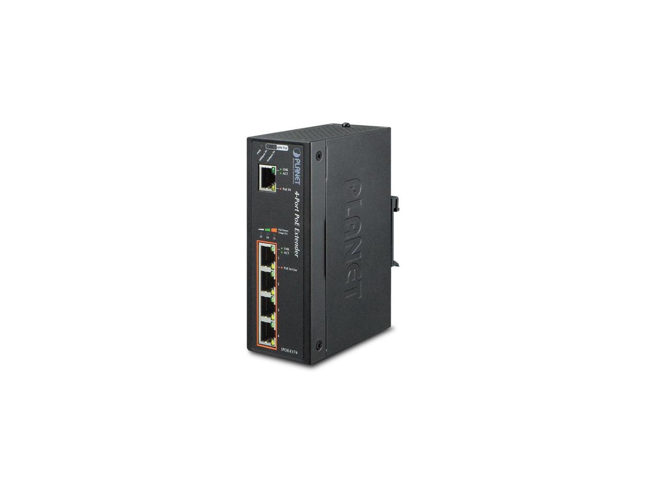 Planet Ipoe-e174 1-port Ultra Poe To 4-port 802.3af At Gigabit Poe 