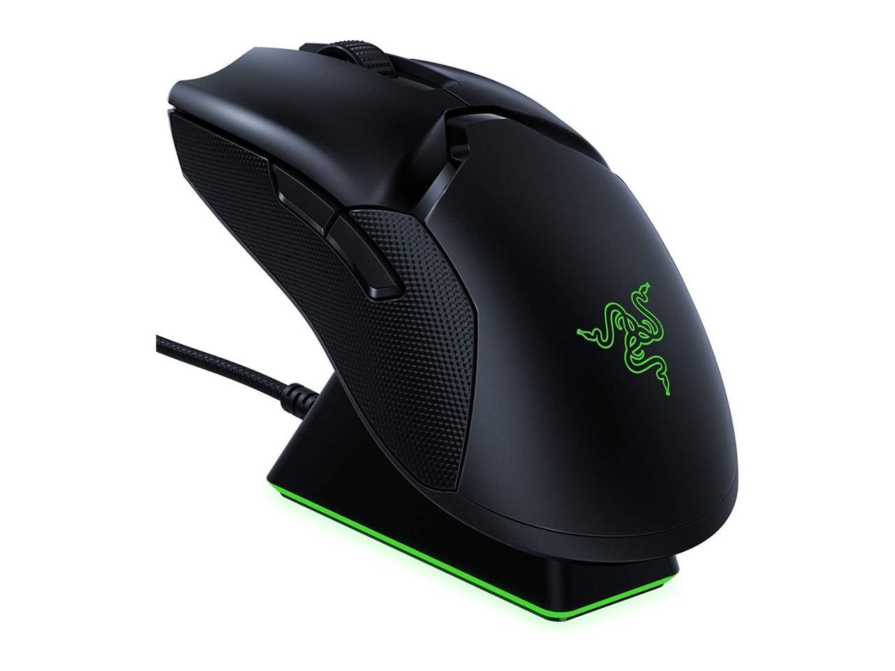 Razer Viper Ultimate Hyperspeed Lightest Wireless Gaming Mouse Rgb Charging Dock Fastest Gaming Mouse Switch k Dpi Optical Sensor Chroma Lighting 8 Programmable Buttons 70 Hr Battery Newegg Com