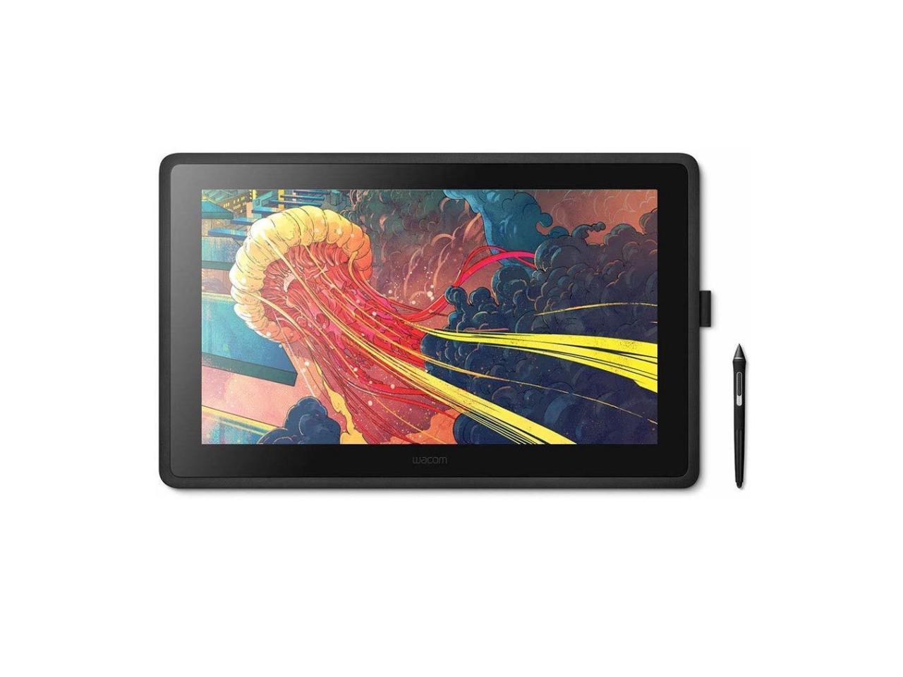 Wacom Cintiq 22 Drawing Tablet with Full HD 21.5-Inch Display Screen, 8192  Pressure Sensitive Pro Pen 2 Tilt Recognition, Compatible with Mac OS 