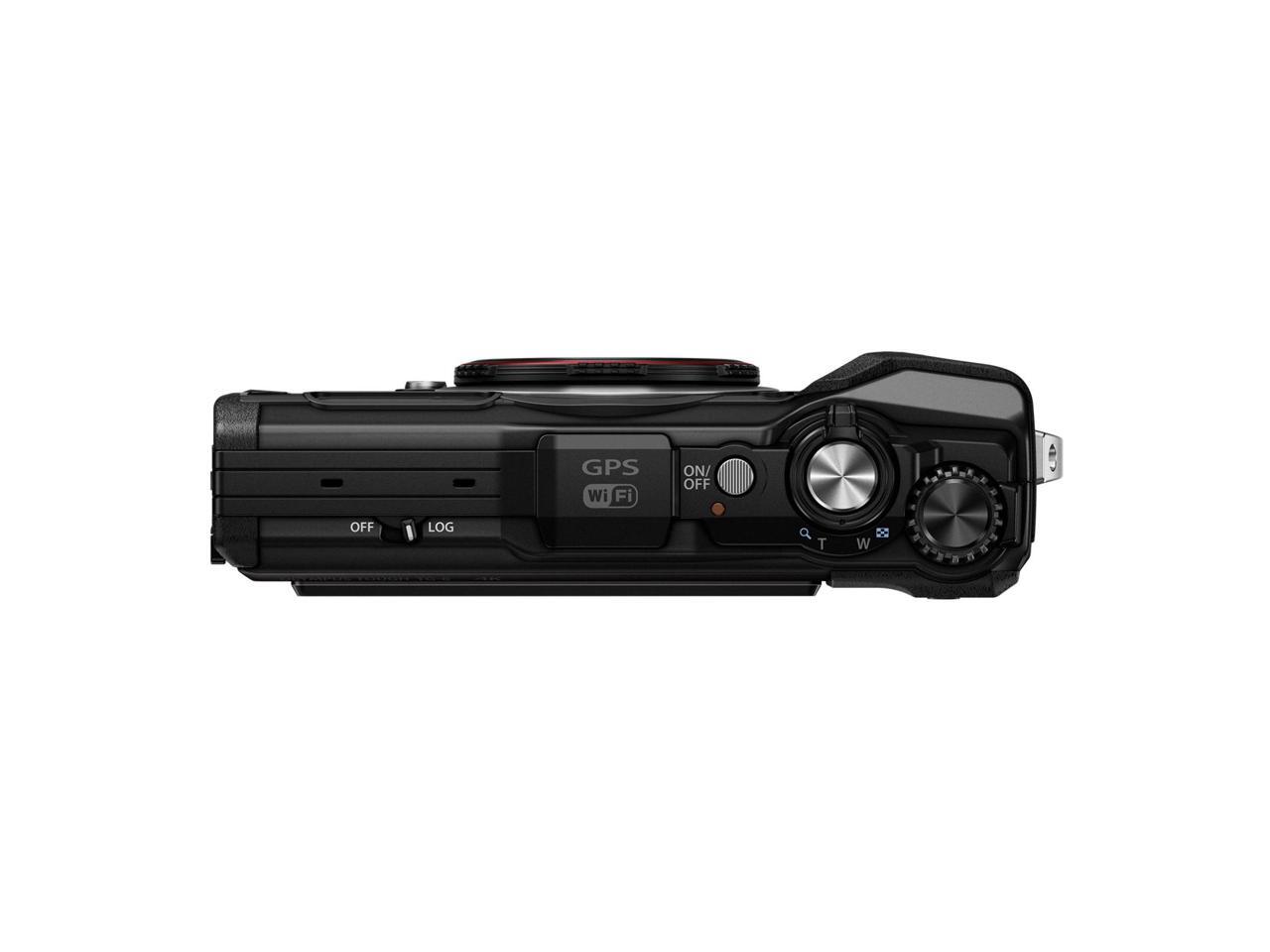 Olympus Tough TG6 Waterproof Camera, Black (050332192430)