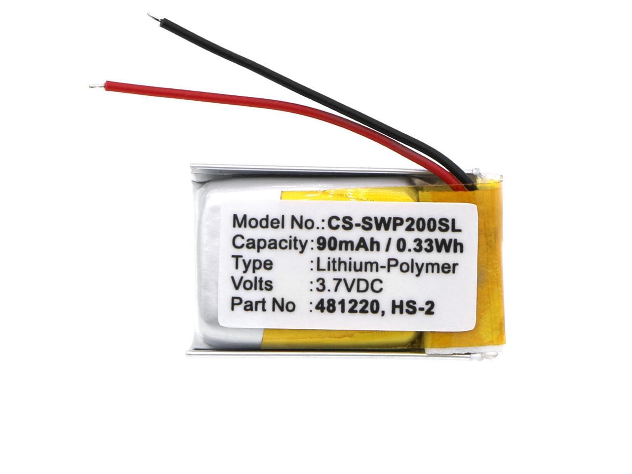 Wireless Headset Battery for Samsung 481220 B481220 HS2 WEP200 WEP