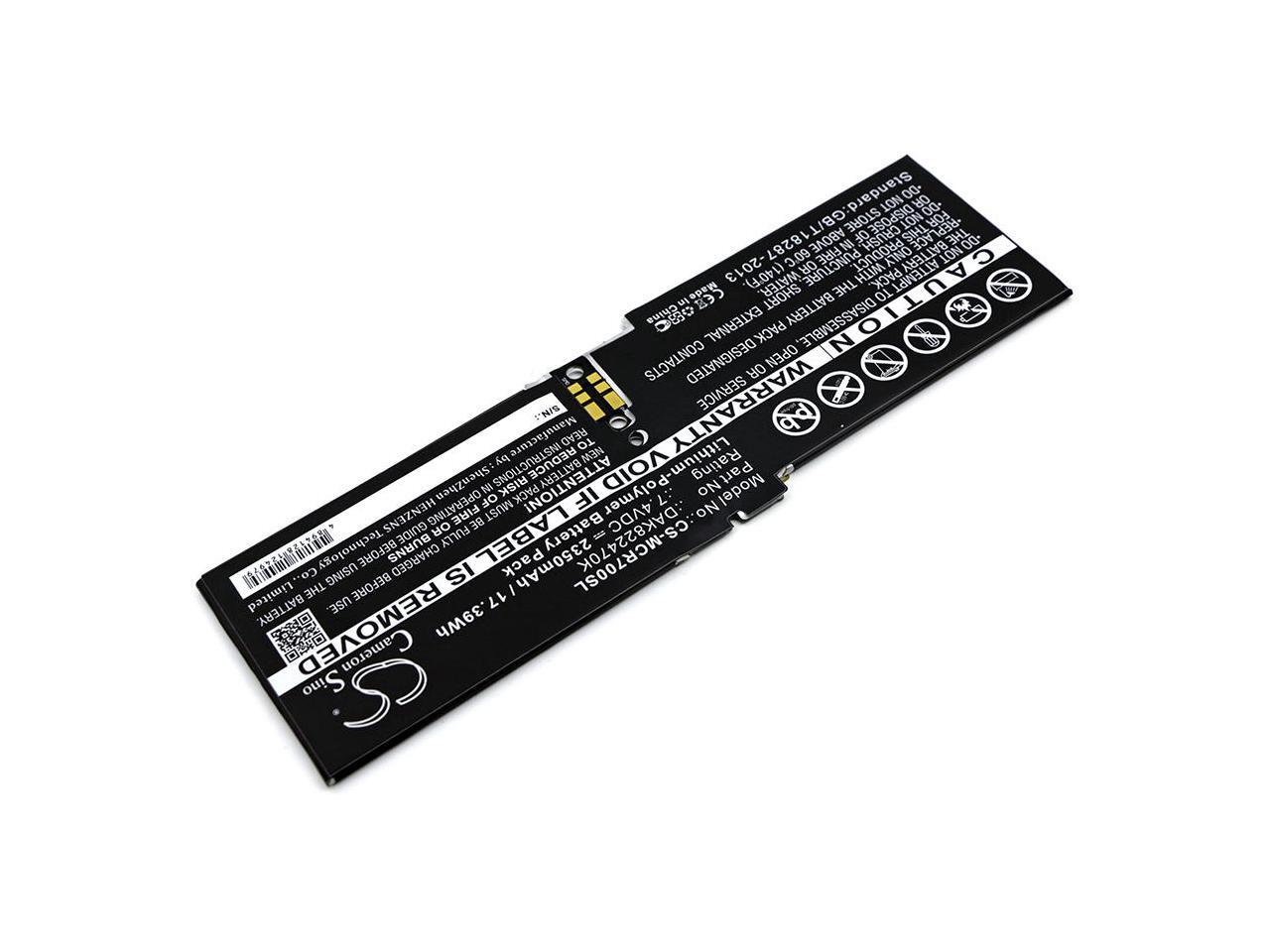 Battery for Microsoft Surface Book 1 2 CR7 1703 DAK822470K G3HTA020H