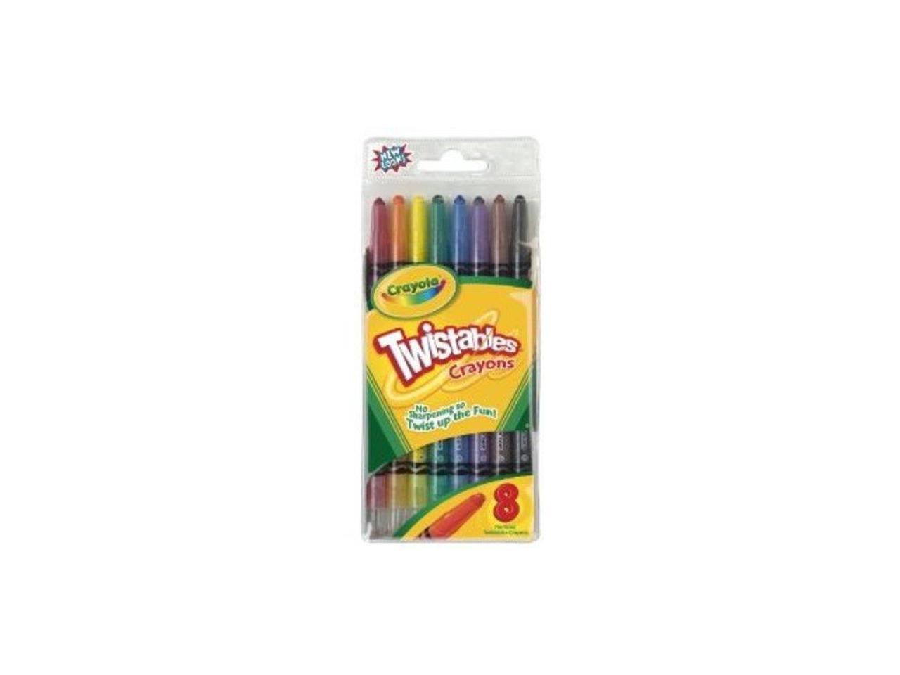 Crayola Twistable Crayons 8 Traditional Colors/Set 527408