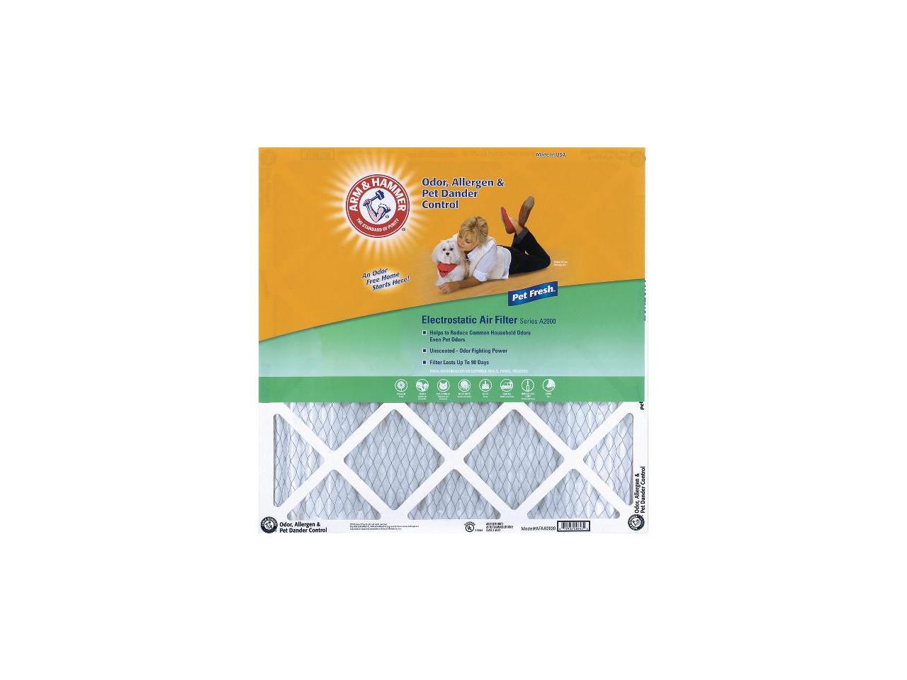 16x25x1 Arm and Hammer Air Filter (4 Pack)
