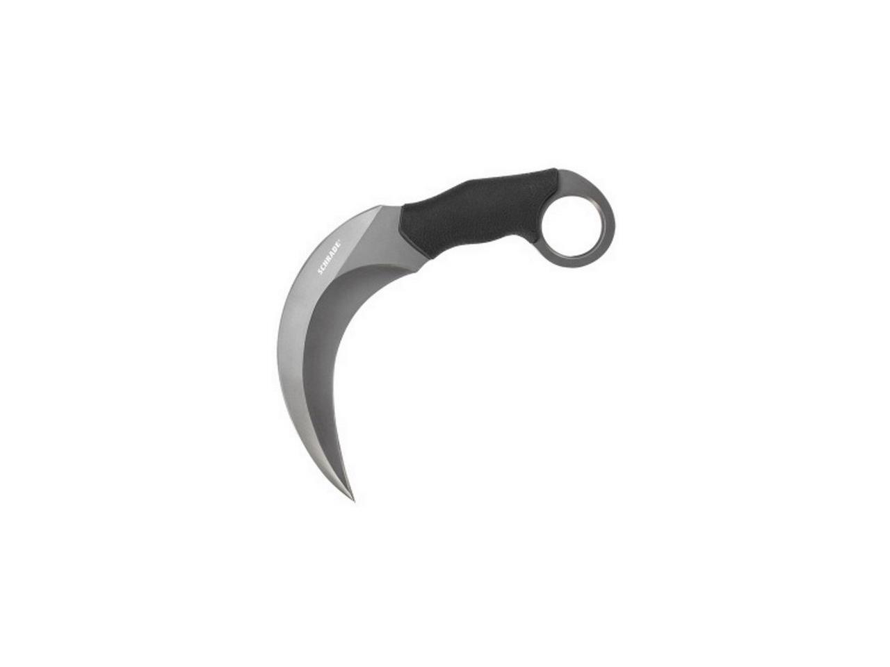 Schrade SCH112 Karambit Fixed 5.5 in Blade Polymer Handle