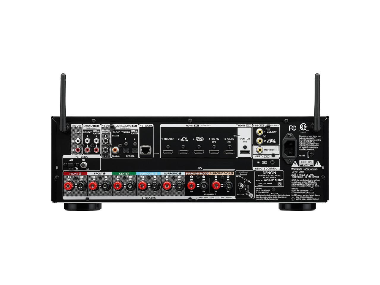 Denon avr x1100w не работает дисплей