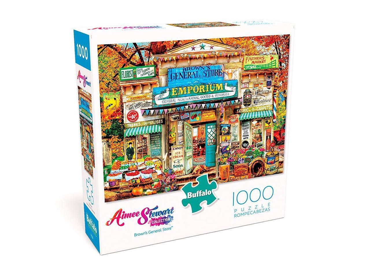 Browns General Store Aimee Stewart 2000 Piece Jigsaw Puzzle Buffalo Games 