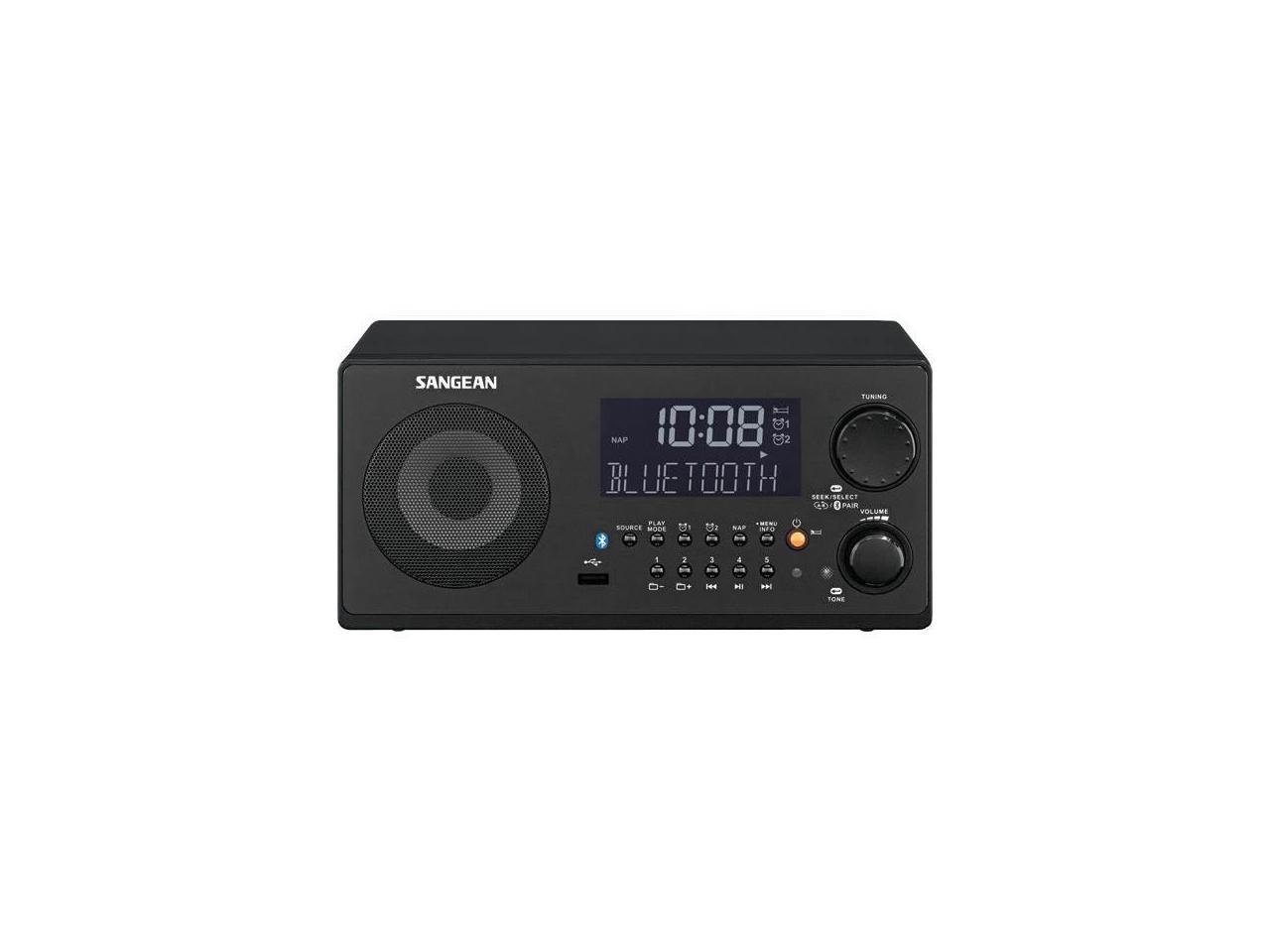 Sangean FMRBDS /AM/ USB Bluetooth Digital Tabletop Radio with Remote