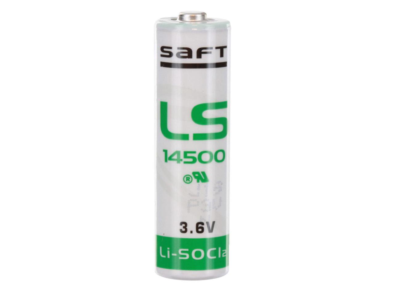 Saft Ls14500 Aa Battery 36v 2600mah Lithium Replaces Maxell Tadiran And More 0986