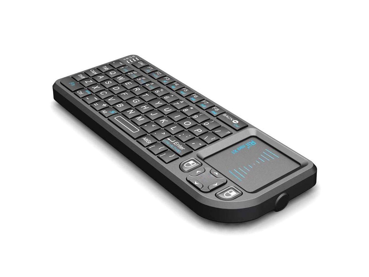Rii 2.4G Mini Wireless Keyboard with Touchpad Mouse,Lightweight Portable Wireless Keyboard