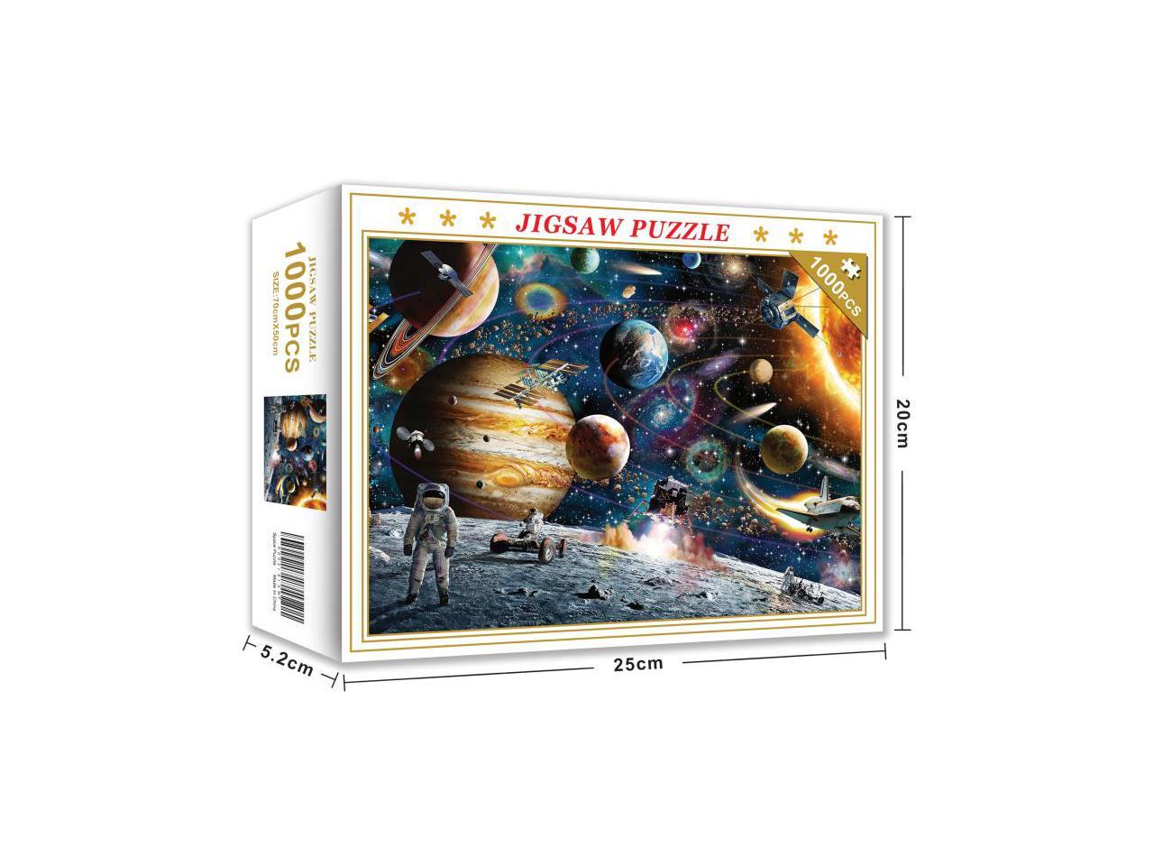 1000 Pieces Jigsaw Puzzles Education Learning Game Puzzle Adult Space Planets 