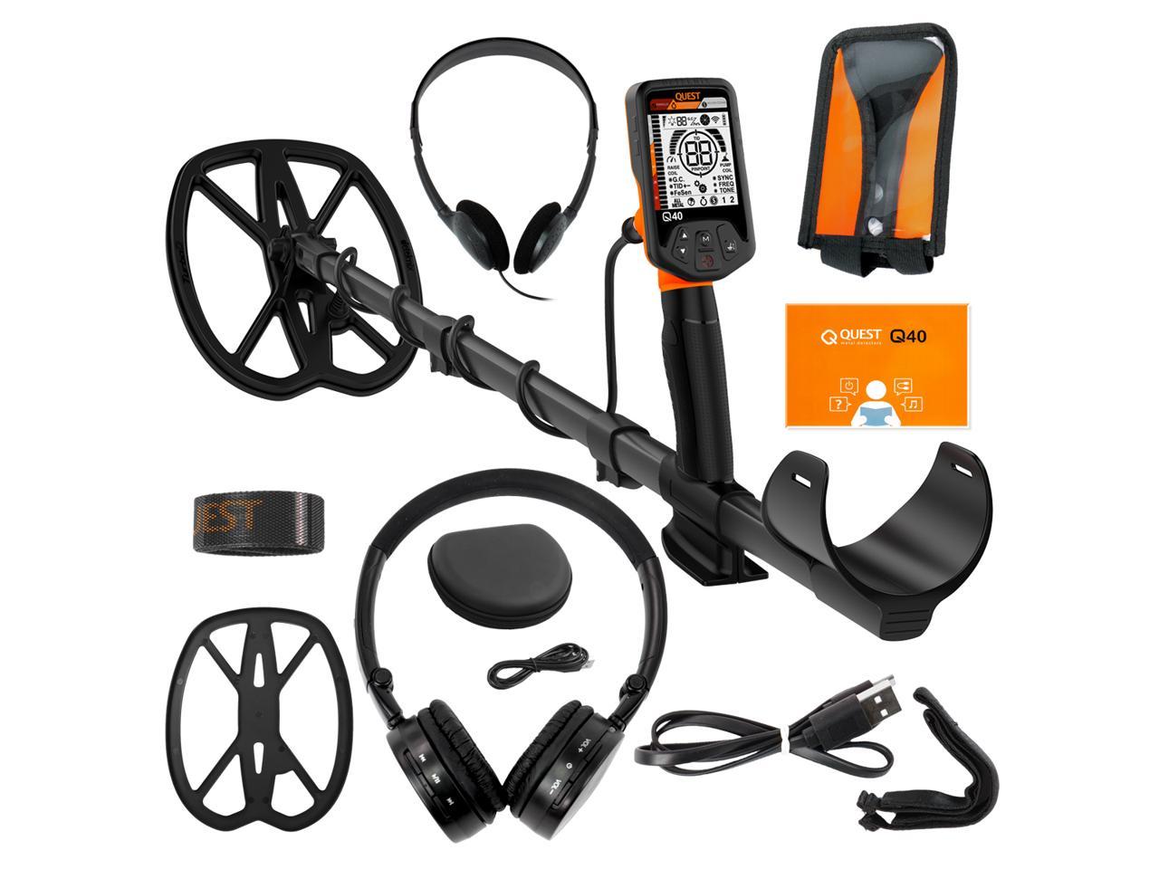 Quest Q30 Metal Detector with RaptorX TurboD 9 x 11 Coil 公式