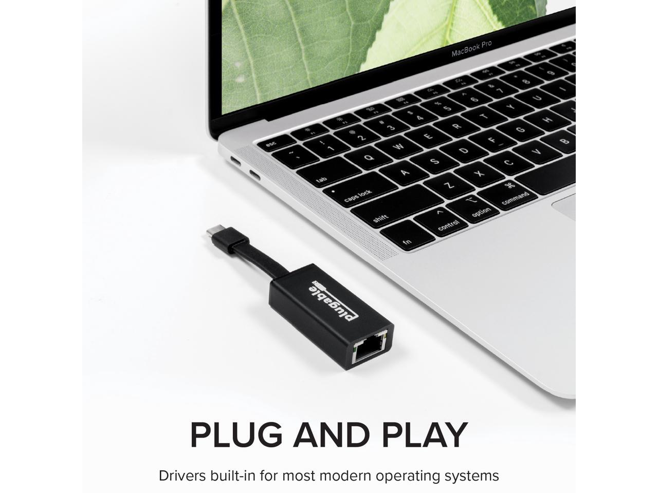 Plugable USB C to Adapter, Driverless Fast and Reliable