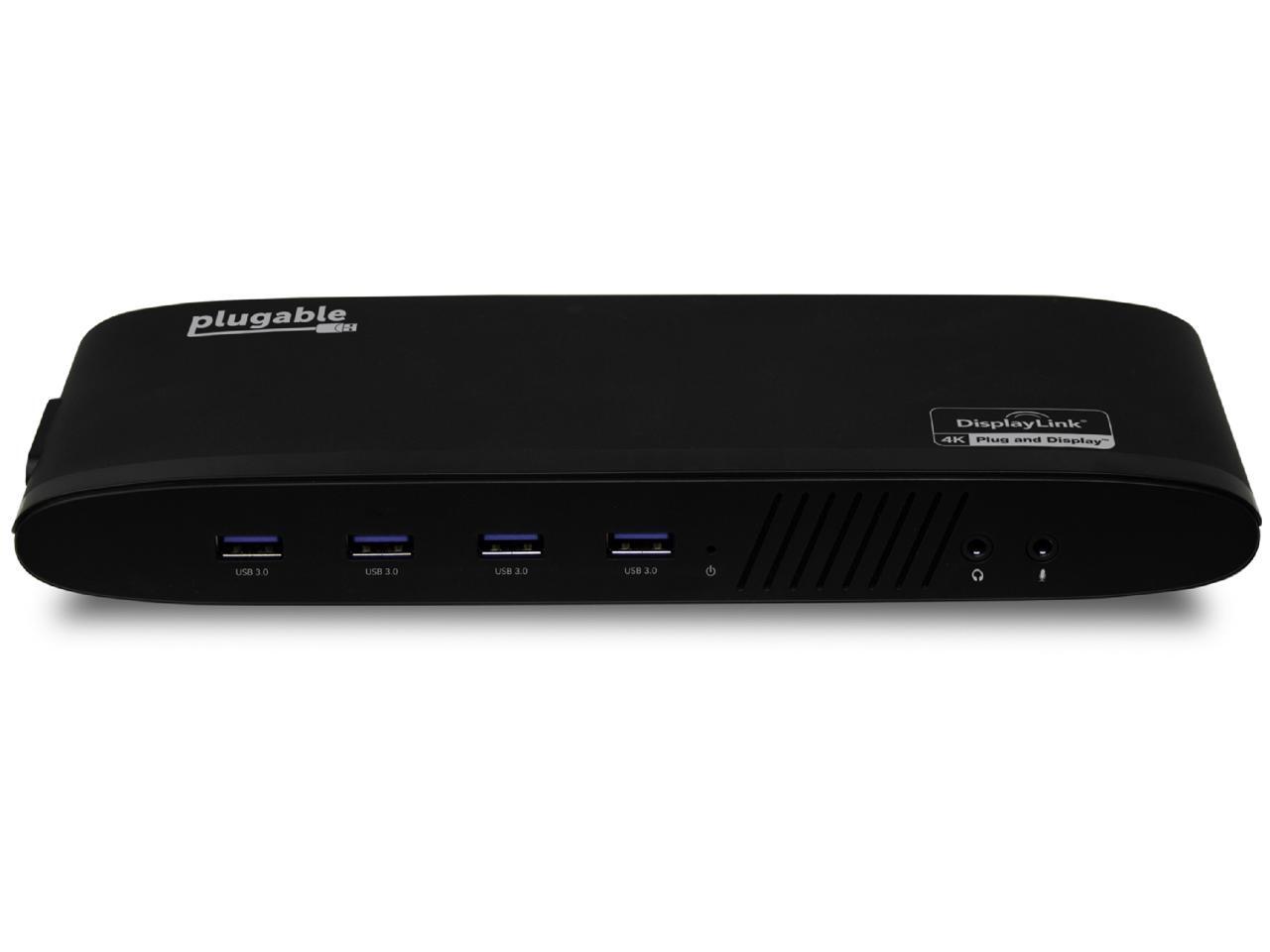 Plugable ud 6950h plugable usb 3 0 dual 4k display horizontal