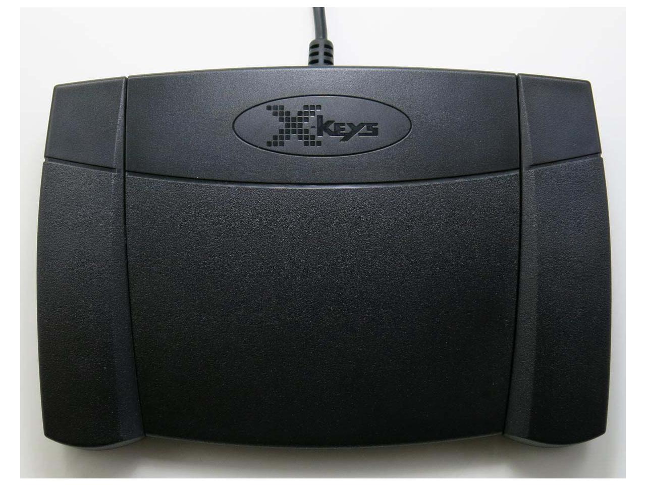 XKeys XK3 Rear Hinged Programmable USB Foot Pedal