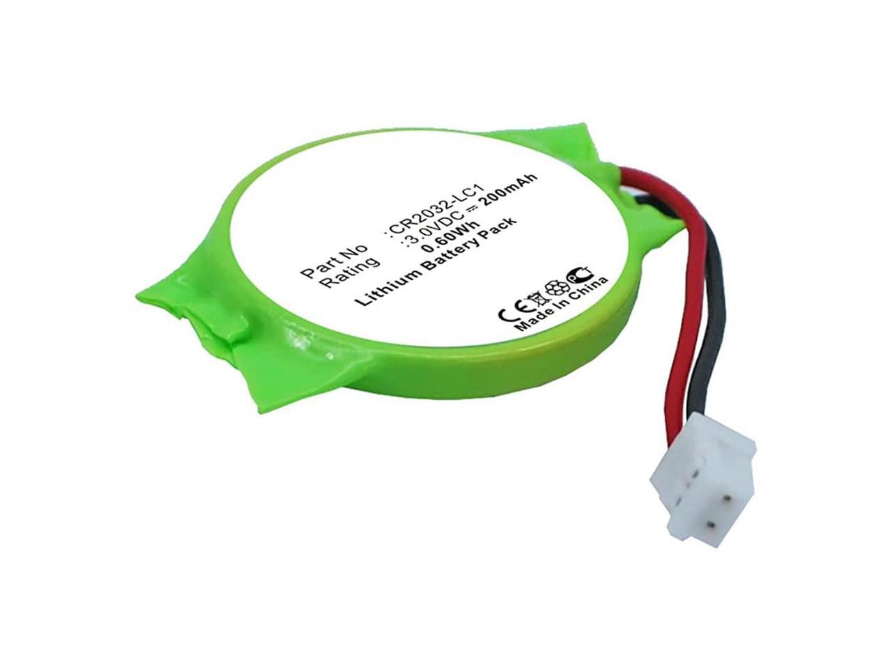 200mAh CR2032-LC1 CMOS PRAM Battery Replacement Compatible with Sony ...