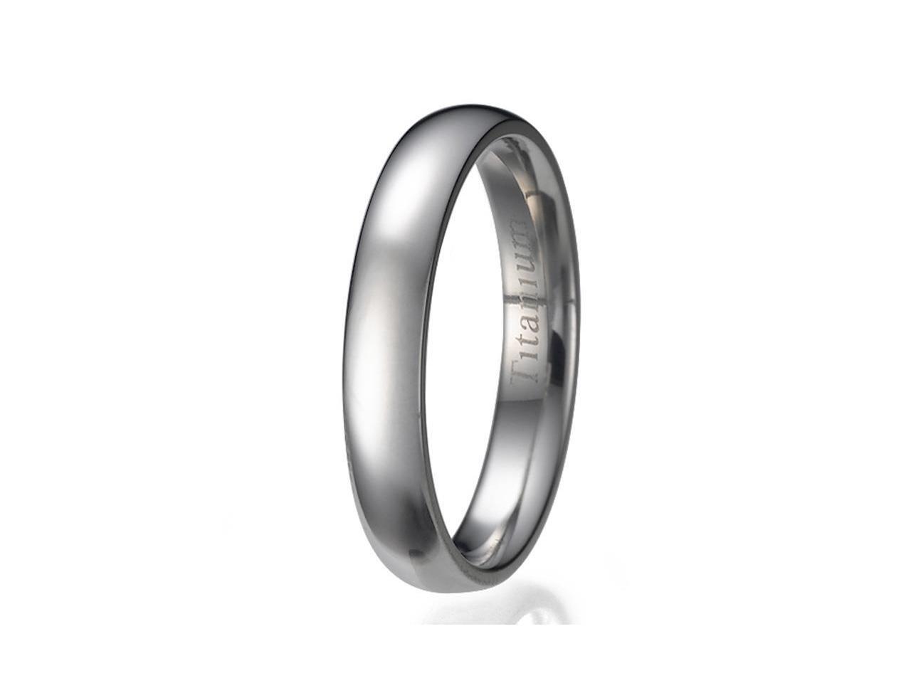 plain titanium ring