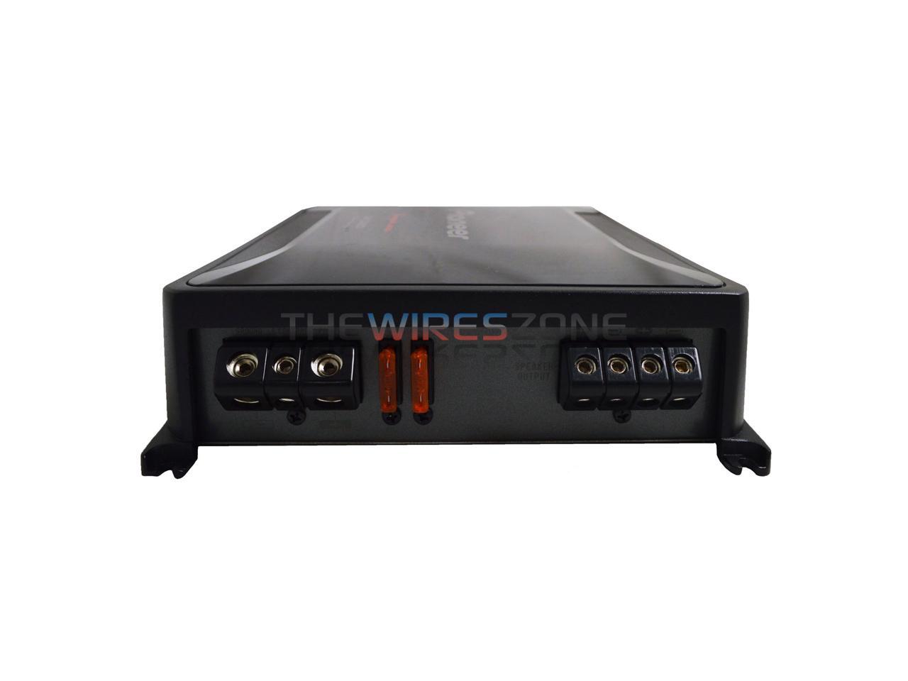 New Pioneer Gmd8601 1600W Car Audio Mono Amplifier Amp With Bass Knob