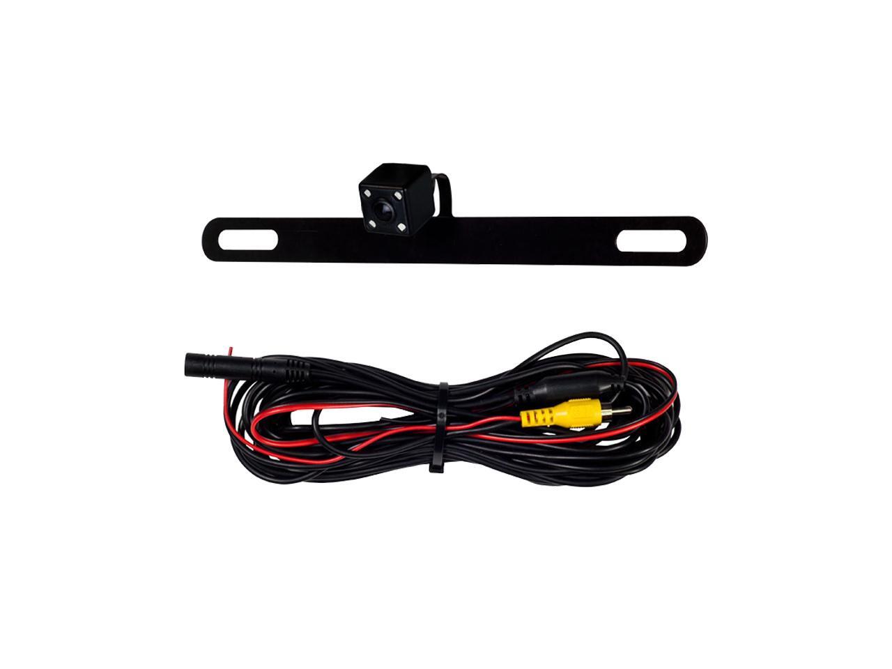 iBeam BPCIR Universal License Plate Rearview Camera 170 Degree View with IR LEDs