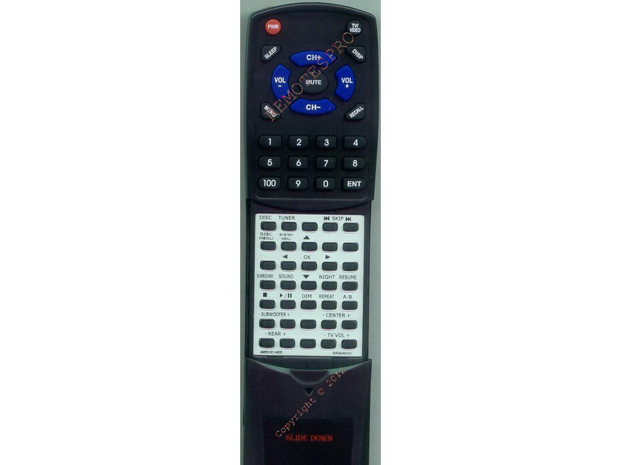 MAGNAVOX Replacement Remote Control for 996500014635, MRD20037