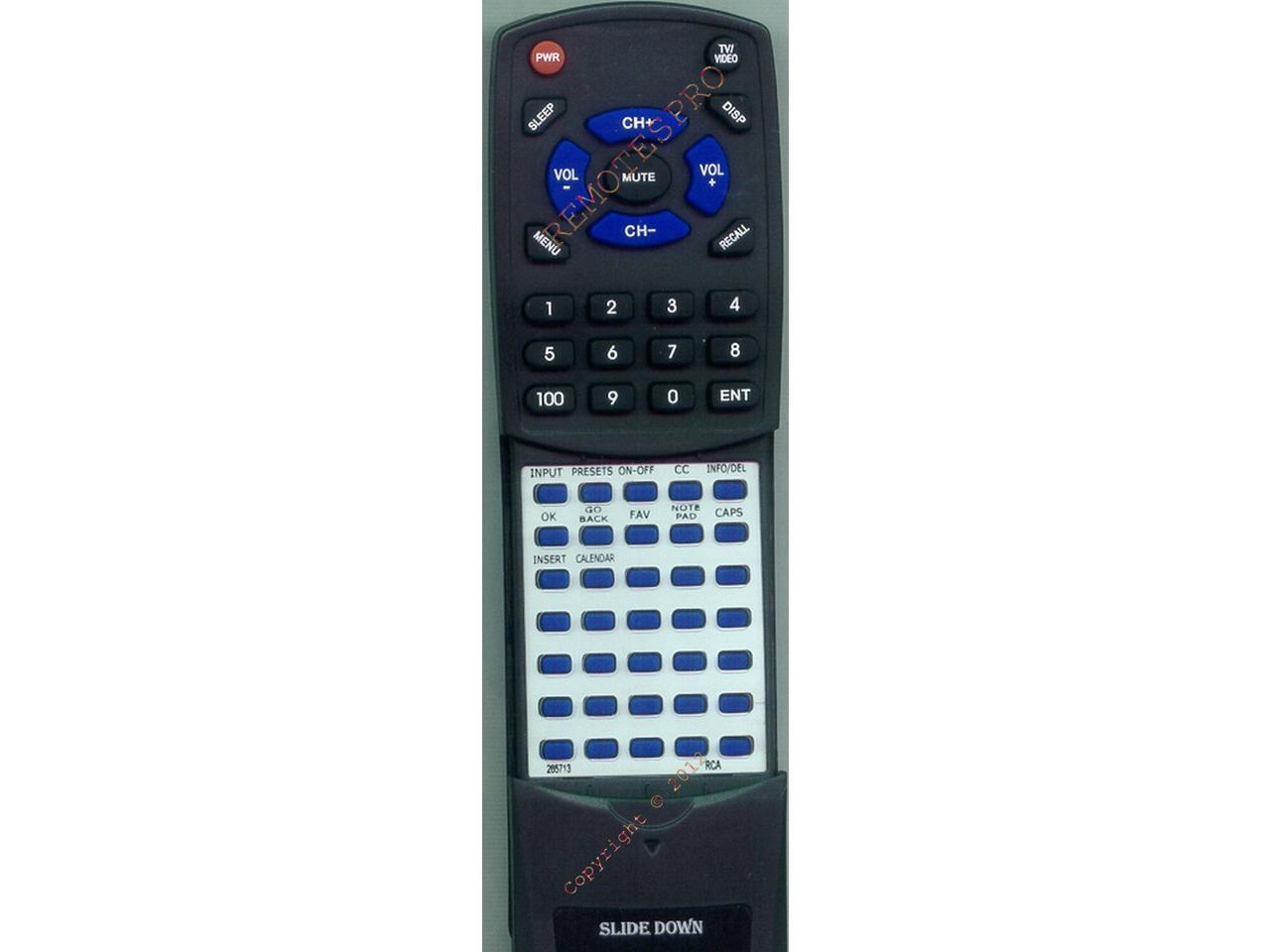 RCA Replacement Remote Control for 20F420T, 20V500T, RCR130TA1