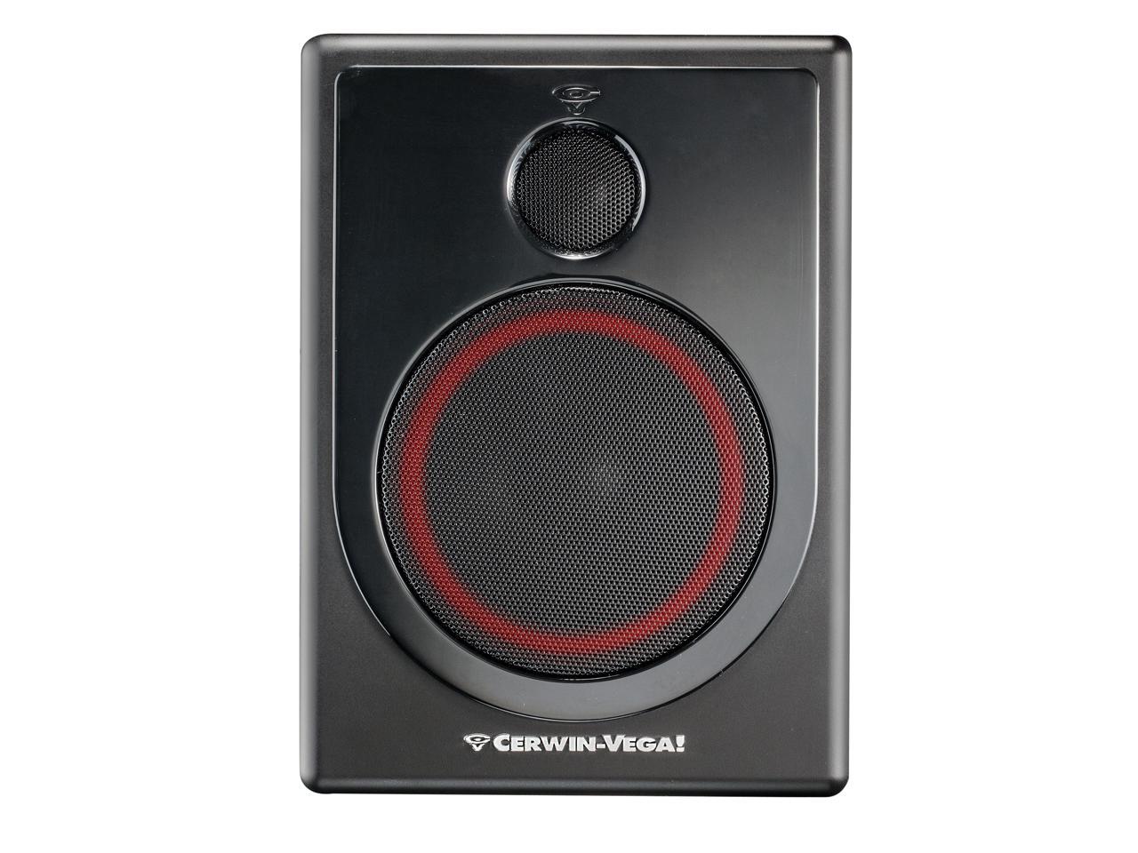 cerwin vega xd5 powered desktop speakers