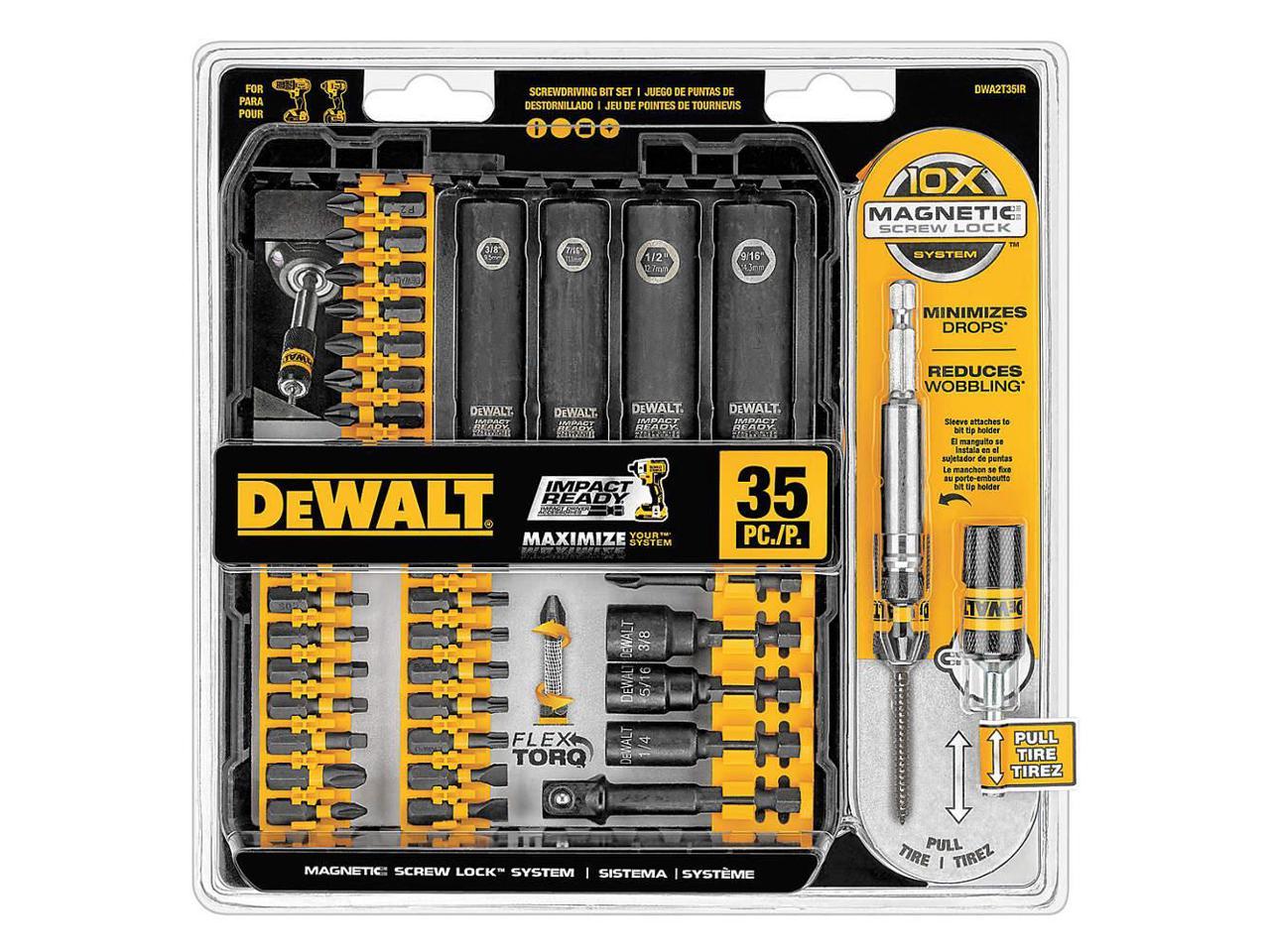 Dewalt Dewalt Dwa2t35ir 35 Piece Impact Ready Screwdriver Set
