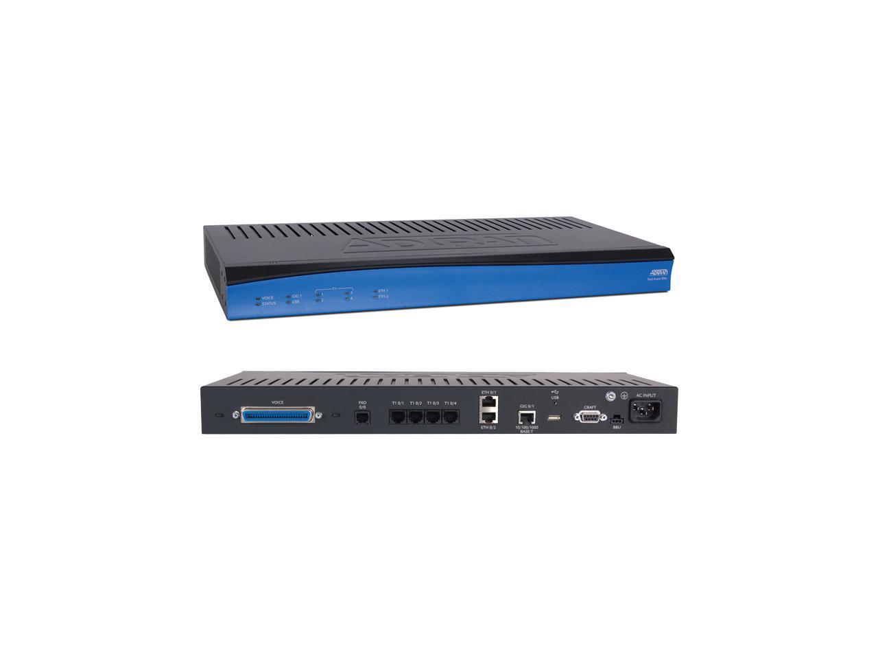 Adtran 4243924F1 Adtran Total Access 924e VoIP Gateway 3 x RJ45