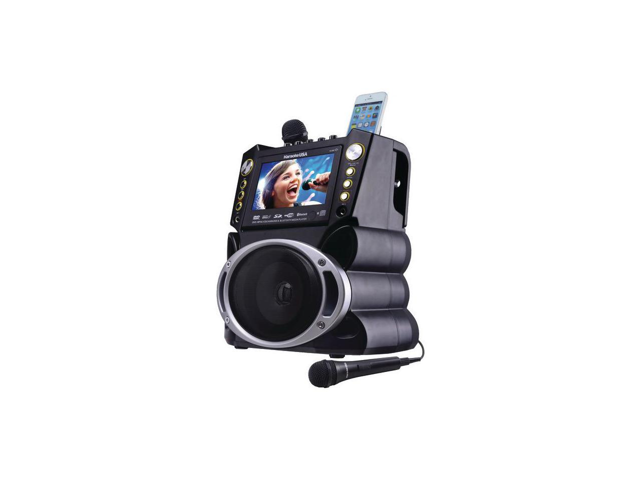Karaoke USA 7 in. DVD & Bluetooth Karaoke Machine ( GF844)