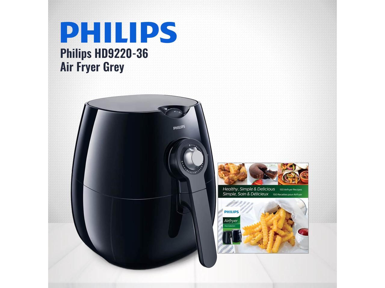 Philips HD9220/36 Viva Collection Fryer, 1.8lb/2.75qt, Cashmere Gray - Newegg.com