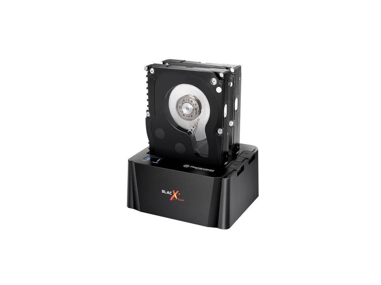 Thermaltake Blacx Duet Sata I Ii Iii Usb External Hard Drive Enclosure Docking