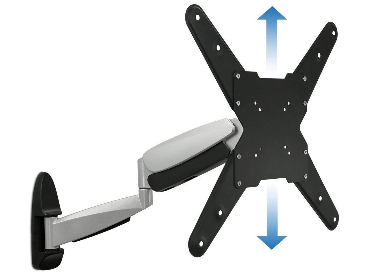 MountIt! Height Adjustable TV Wall Mount Bracket with Full Motion Gas
