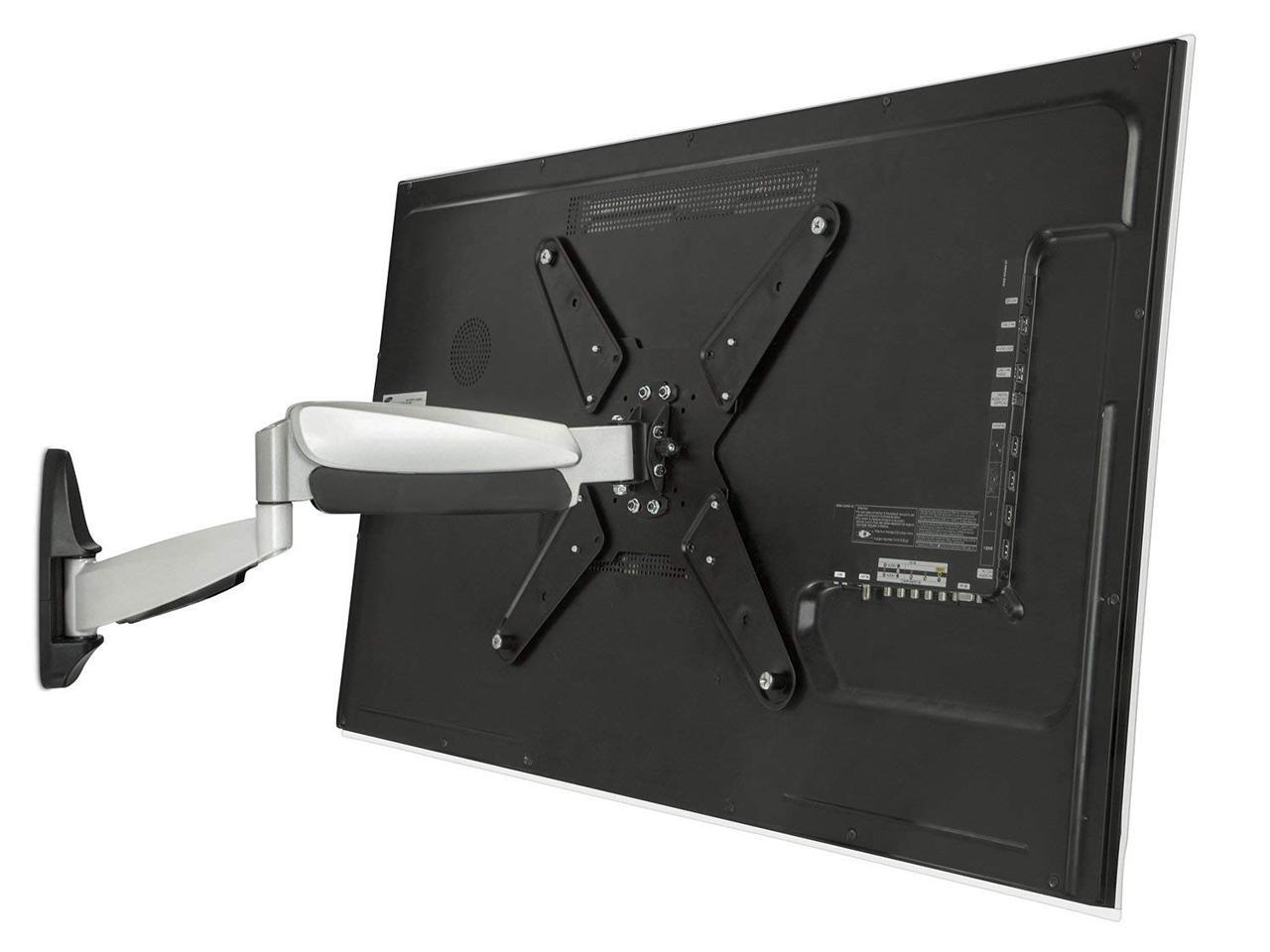 MountIt! Height Adjustable TV Wall Mount Bracket with Full Motion Gas