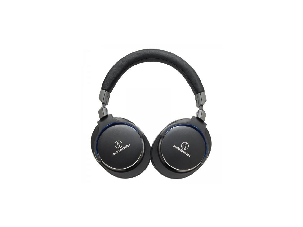Audio Technica Ath Msr7 Sonicpro Over Ear Hi Res Audio Headphones Black Newegg Com
