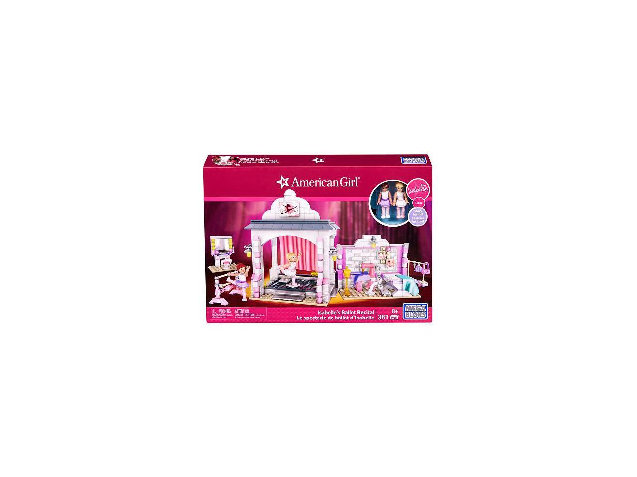 mega bloks american girl isabelle's ballet recital construction set