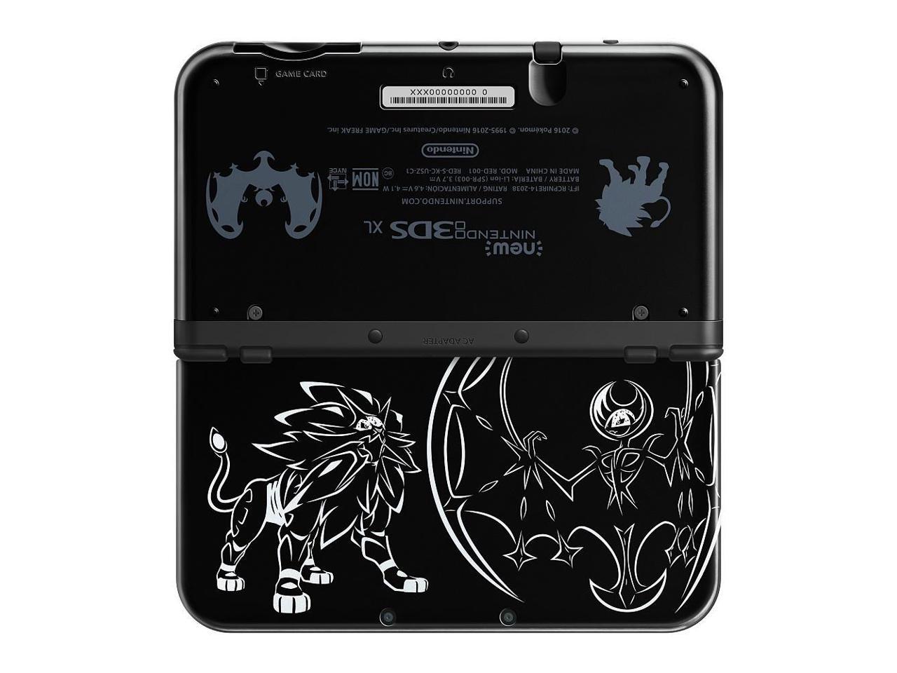 New Nintendo 3ds Xl Solgaleo Lunala Black Edition Newegg Com