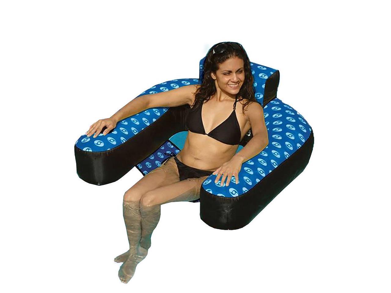 solstice by swimline designer loop lounge pool float