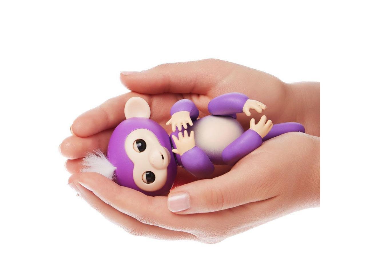 Purple 100% Authentic Toy WowWee FINGERLINGS Mia Baby Monkey Interactive Toy 