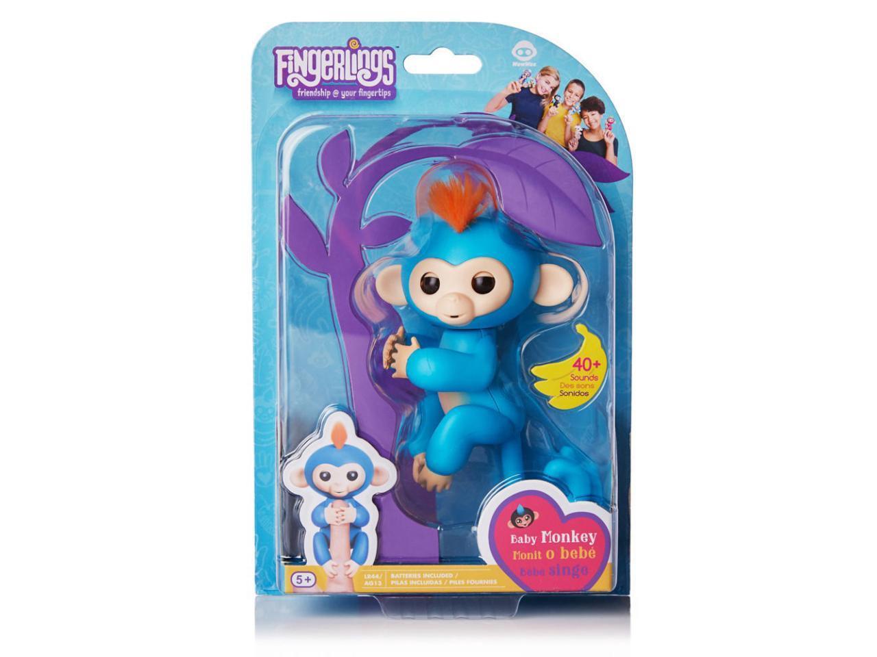 3703 for sale online WowWee Baby Monkey Boris Fingerling Figure 