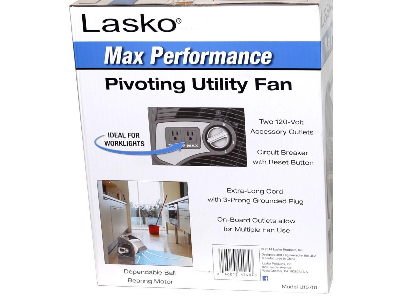 Lasko Max Performance Pivoting Utility Fan U15701 Neweggcom